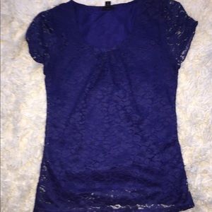 Size large lace top